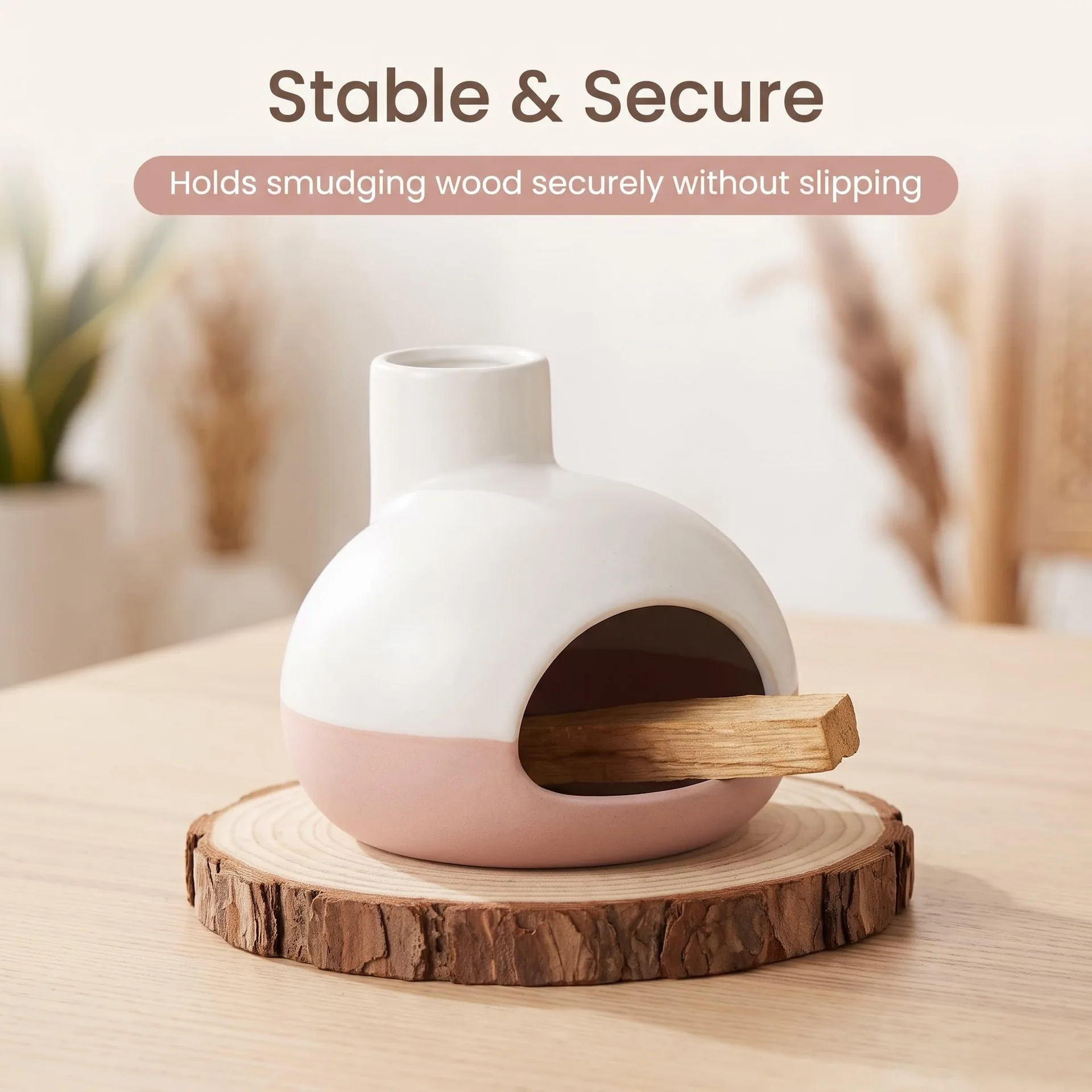 Fashion Ceramic Incense Burner Home and Office Desktop Ornament Rustic Pottery Multi-Color Patchwork Minimalist Design Home Gift
