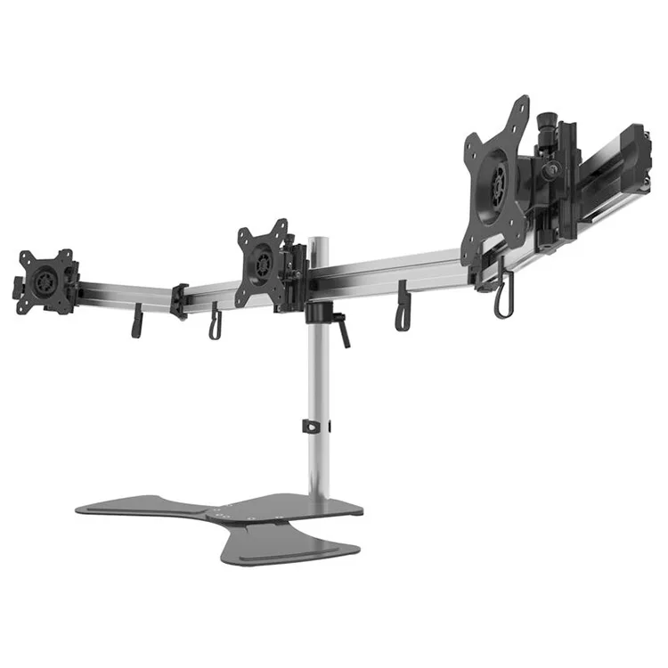 New Arrival Adjustable Monitor Stand Multi-Screen Aluminum Cheap Monitor Stand Mount