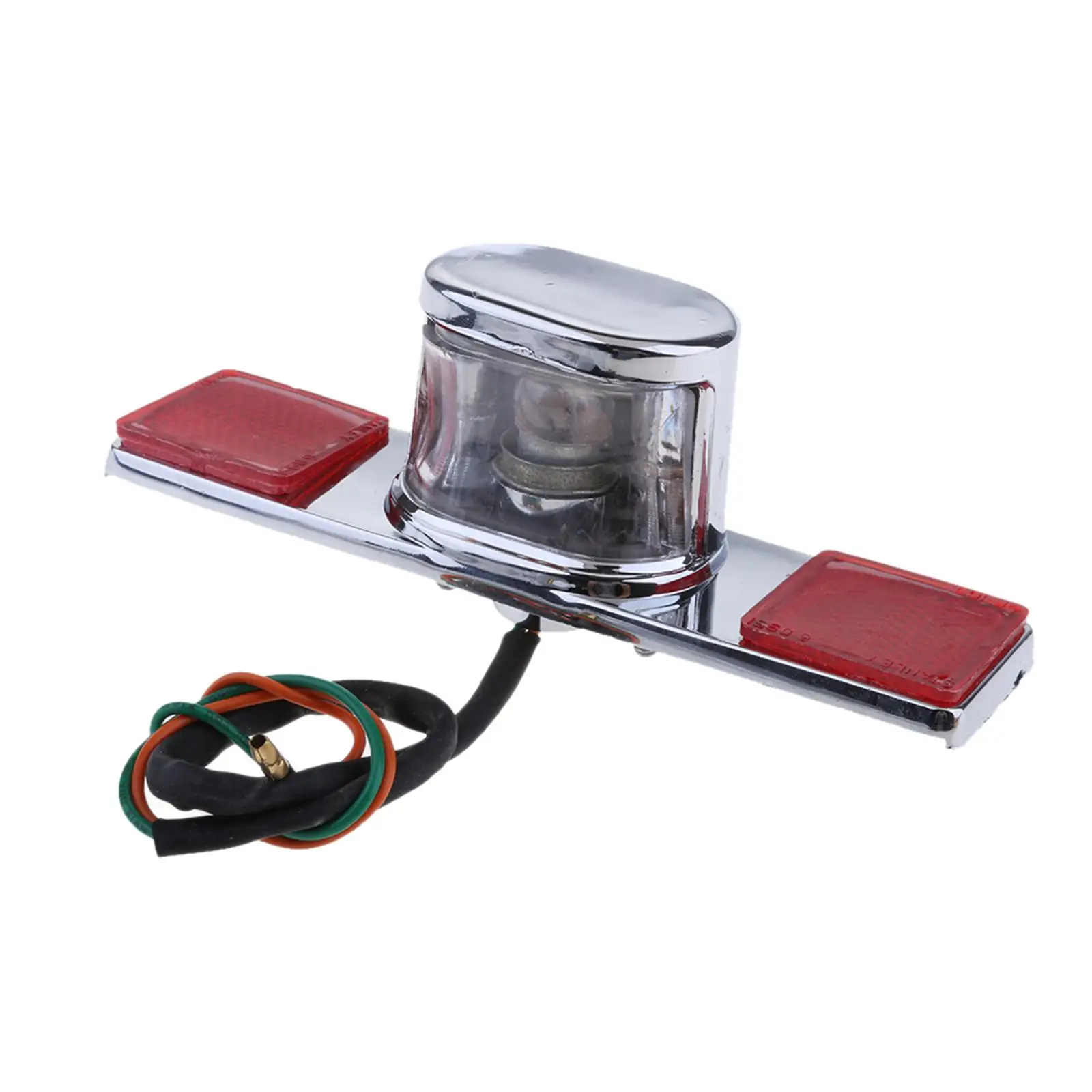 Motorcycle Rear Taillight LED Light with License Bracket Warm White Lens Durable Brake Running Lamp for Honda CMX 250