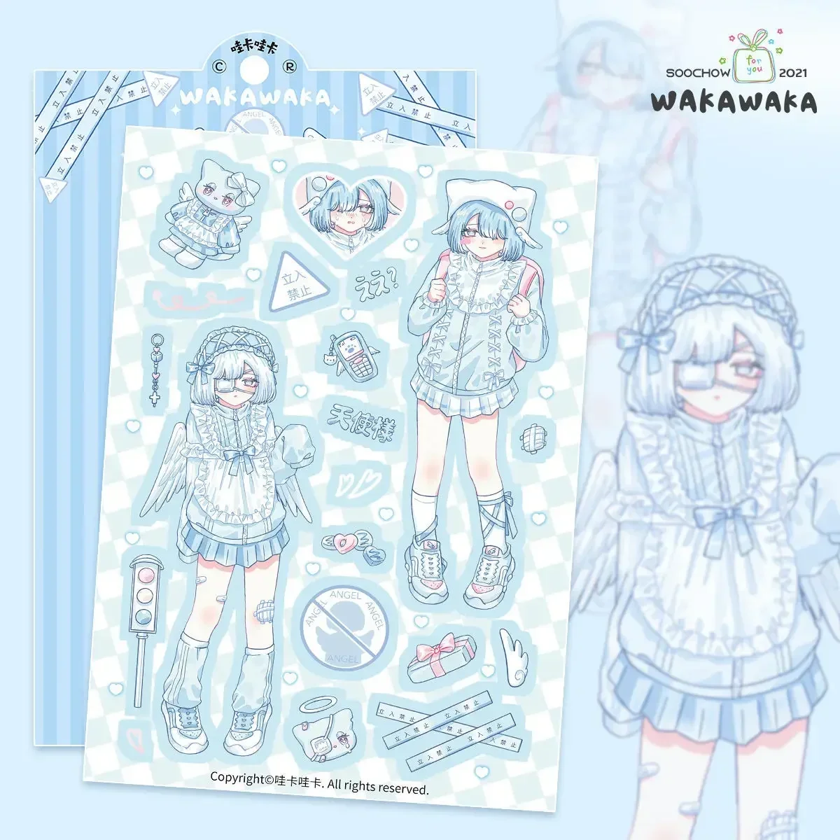 adesivos para girl doll contract notebook adesivos doce e fresco personagem quente material do cartao de colagem 01