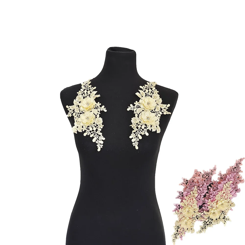New 3d three-dimensional hand-made beads medium corsage to flower clothes damaged patch cheongsam dress costume clothing accesso