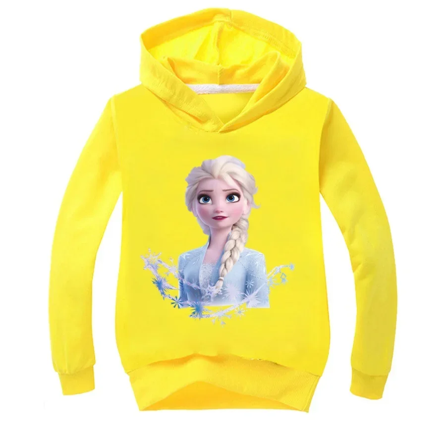 Boys Baby dziewczyny bluzy dzieci dzieci bawełniane ubrania jesień Cartoon Frozen Elsa bluza Pullover nastolatki z długim rękawem t-shirty