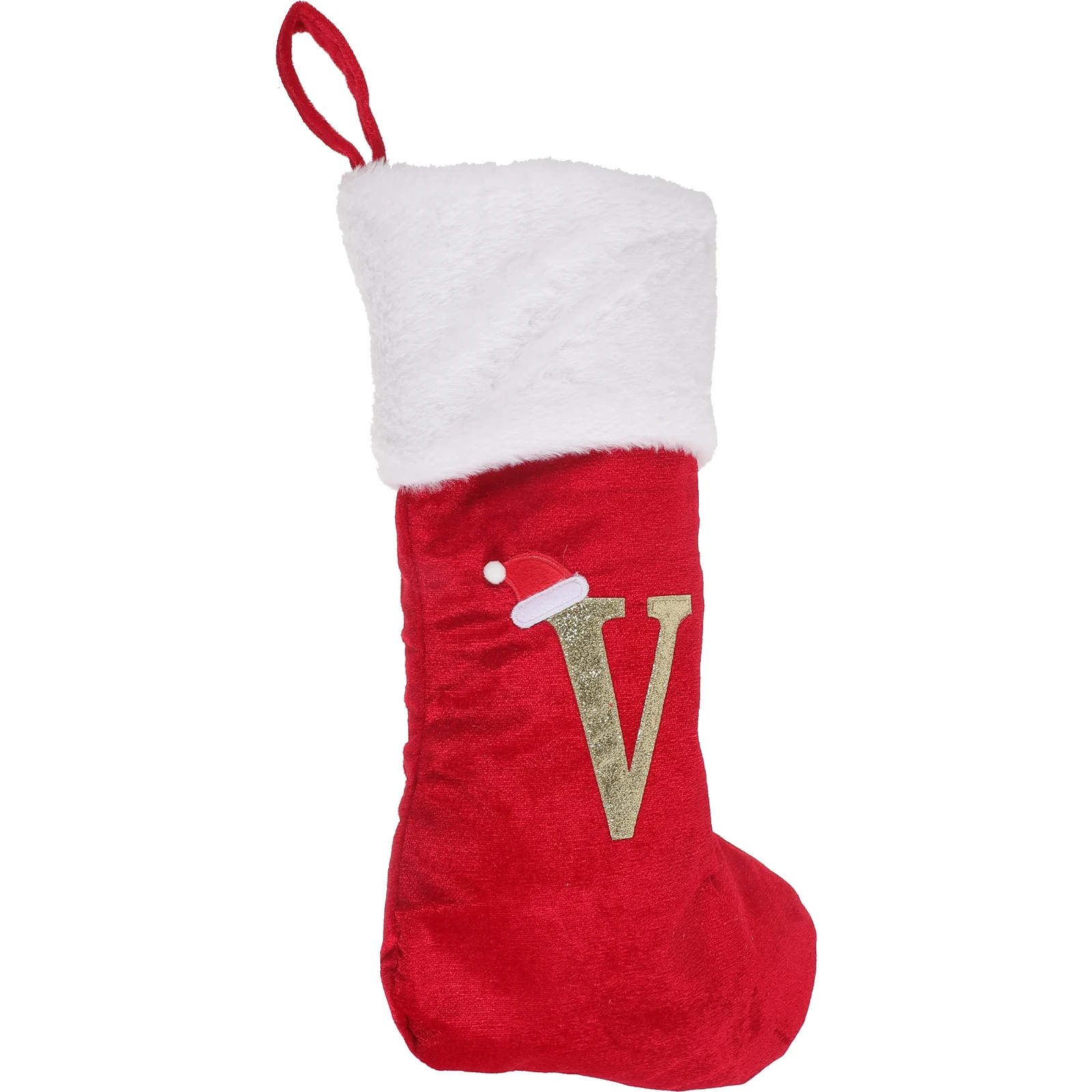 

Large Christmas Stockings Red Embroidered Letter Knit Gifts Holder Decorations Fireplace Wall Doors Hanging Holiday naments