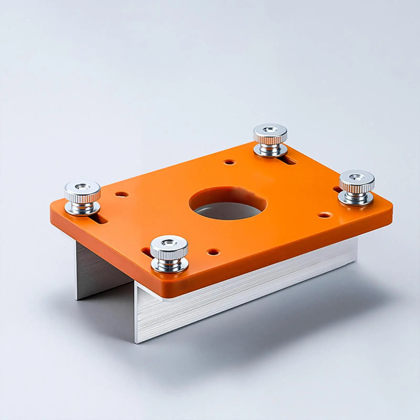 Bakelite Router Table Insert Plate Slotted Board with Aluminium Fence Guide for Accurate Wood Routing