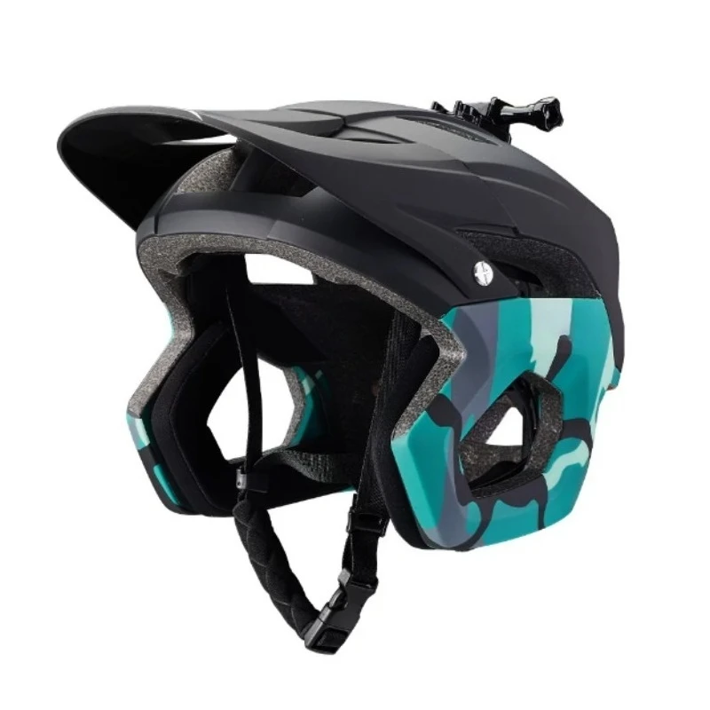 3/4 Shell Lightweight Mountain Bike Helmet for Downhill Enduro Racing, Full Head Coverage Adult Cycling Safety Helmet