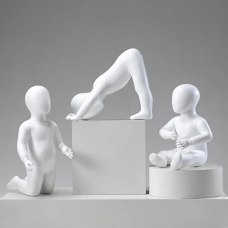 Baby full body model prop display children's clothing doll children's clothing store boys and girls display rack full body model
