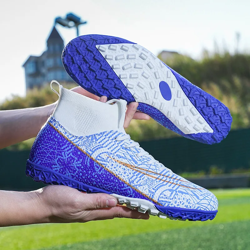 أحذية كرة القدم Superfly FG أحذية كرة القدم الخارجية المرابط أحذية رياضية ناعمة احترافية قابلة للتنفس أحذية مريحة مقاس كبير
