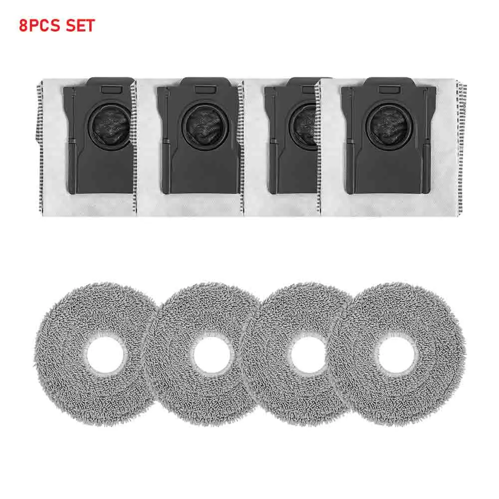 Dweildoeken Stofzakken voor Dreame X50 Pro/X50 Ultra/X50 Master/L40S Pro Ultra/L50 Pro Ultra/MOVA V50 Ultra Hoofd- en zijborstelfilters