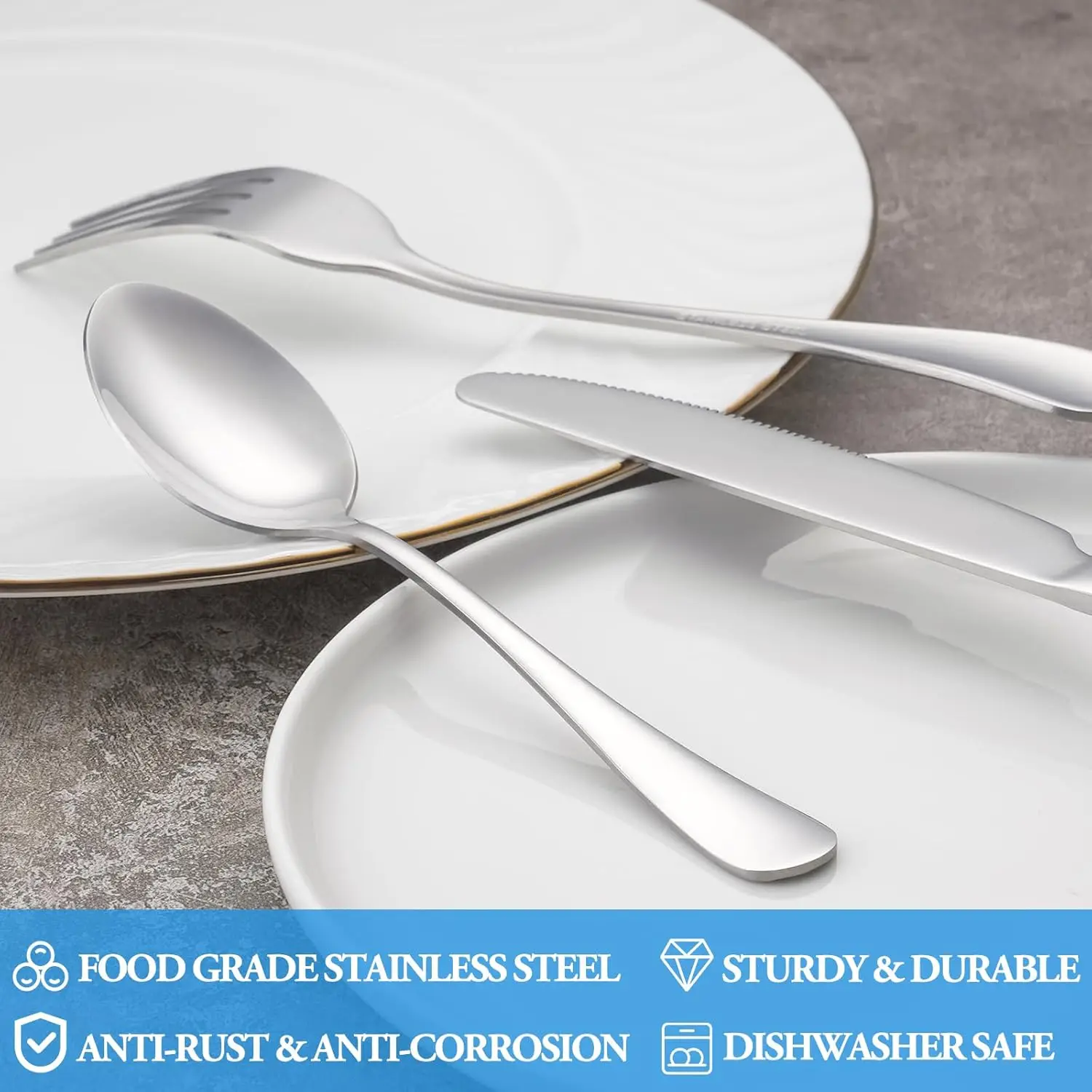 410 Stainless Steel Teaspoon  Premium Food Grade Mirror Finish Dishwasher Safe Durable Small Spoons