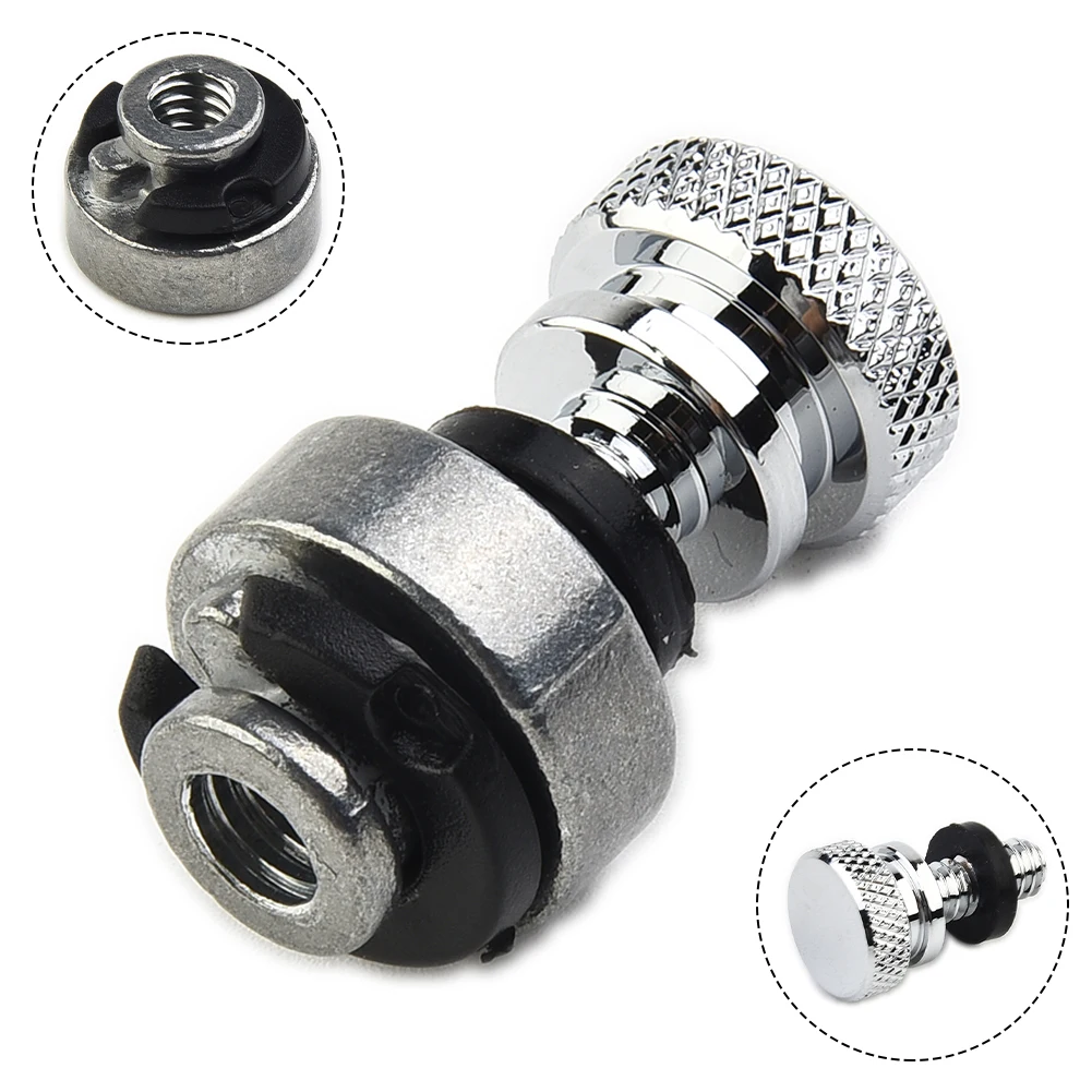 Rear Bolt Screw Mount Nut Kit for Touring and Street Glide Models Chrome Finish Easy Installation No Tools Required