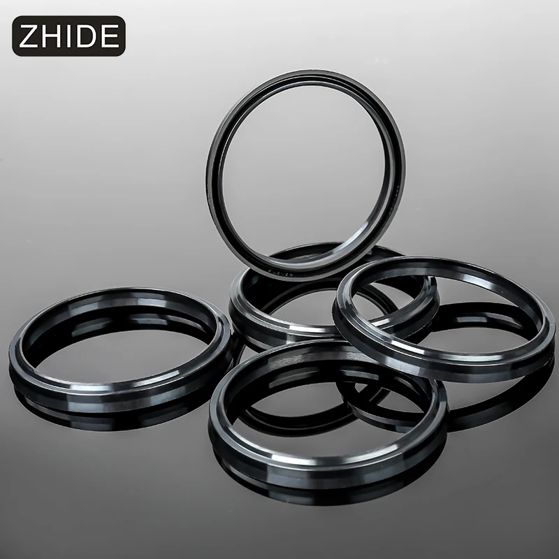 10pcs Type hydraulic cylinder dust ring double lip c-shaped wear-resistant oil seal size of rubber ring