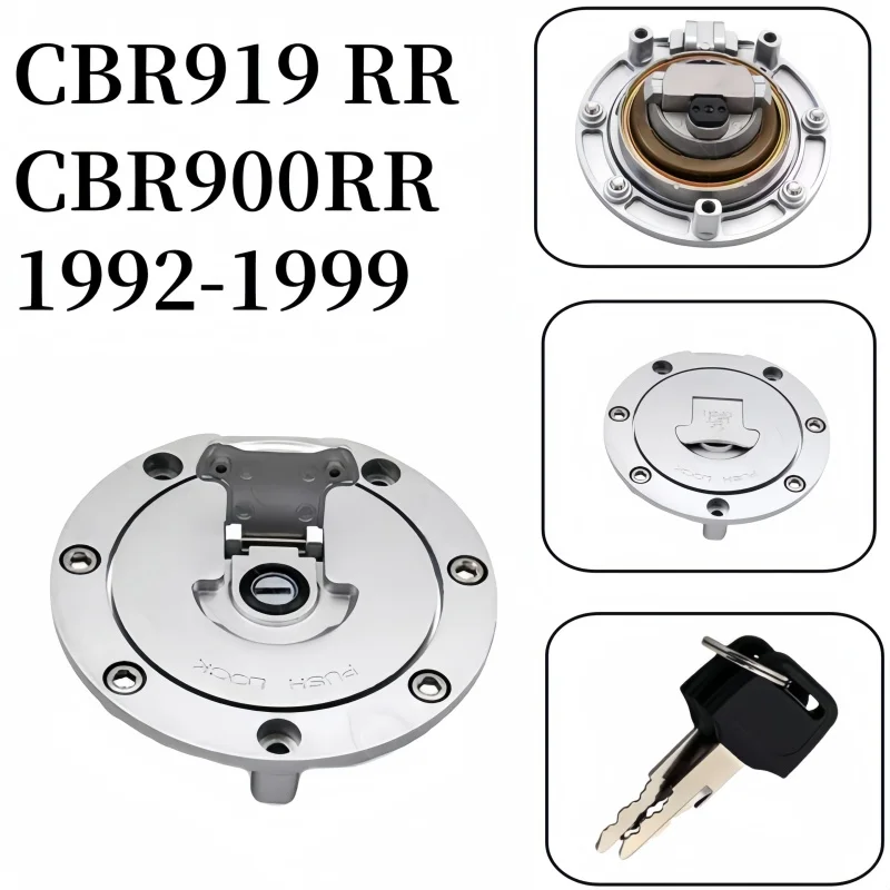 For Honda CBR900RR CBR919RR 1992 - 1999 Motorcycle Accessories Fuel Gas Cap Key Set CBR900 CBR919 RR