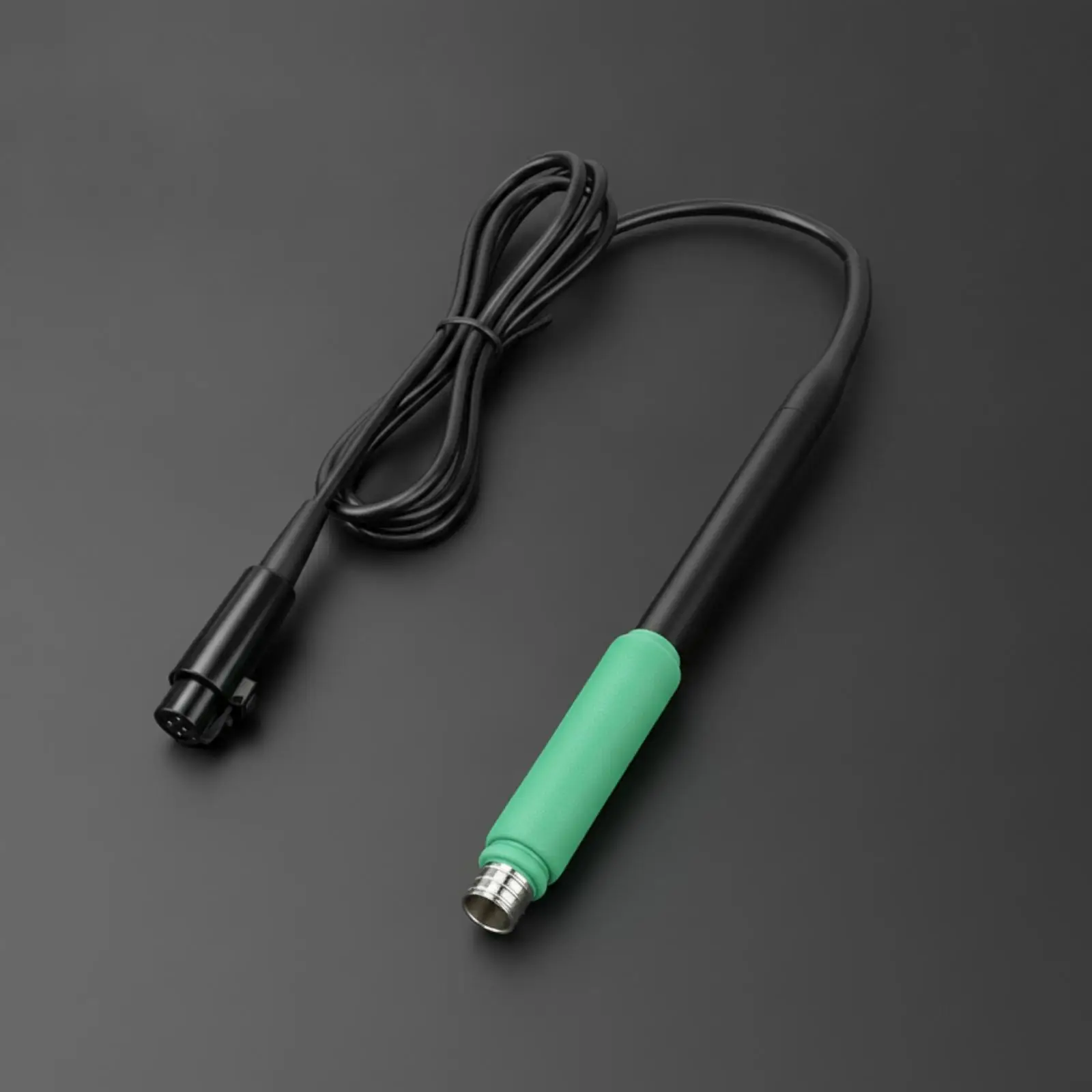 Compatible 245 Soldering Iron Handle with Flexible Cable for Repair Work Heat Resistant PC Body Textured Grip