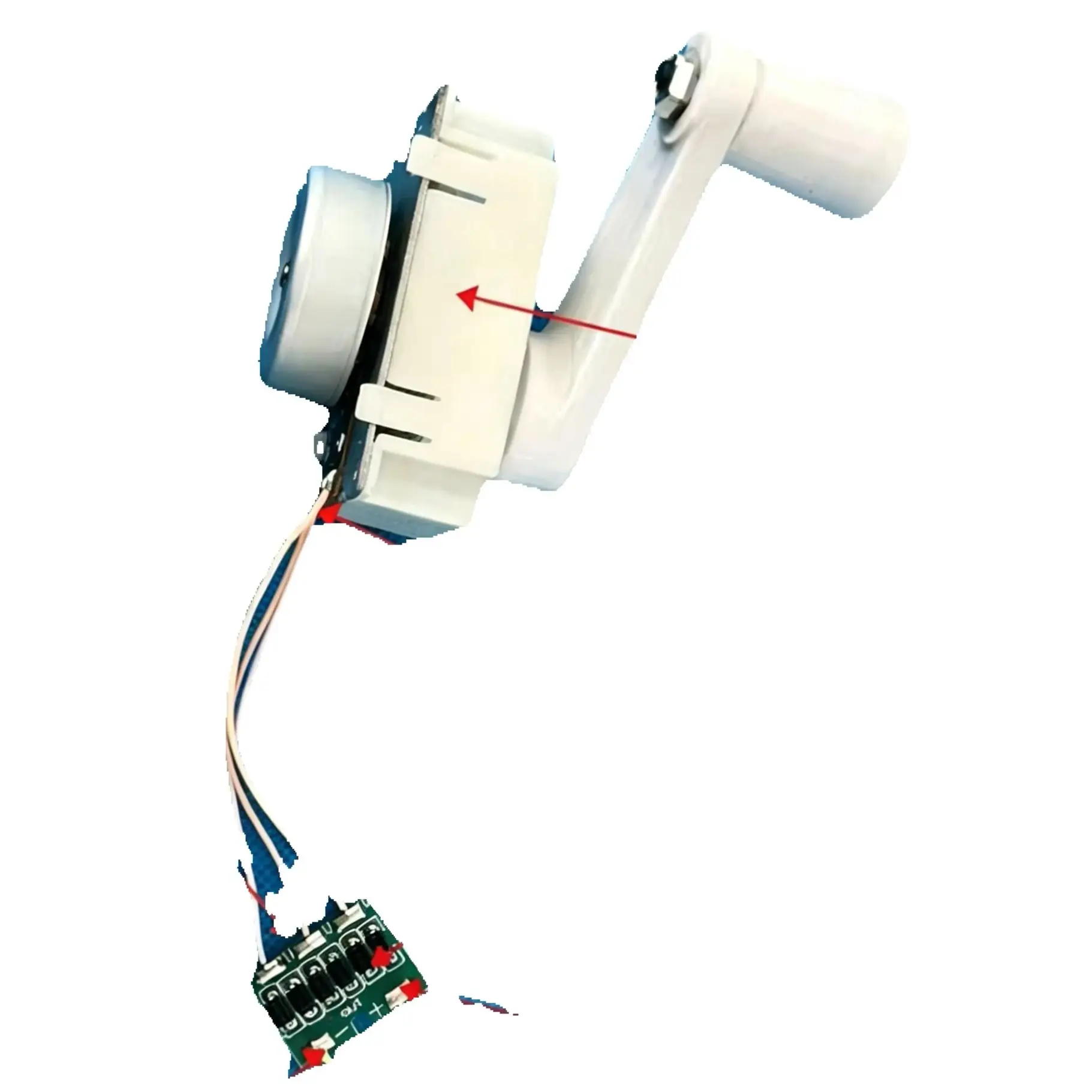 

Miniature hand cranked generator for outdoor emergency mobile phone charging, three-phase permanent magnet brushless external ro
