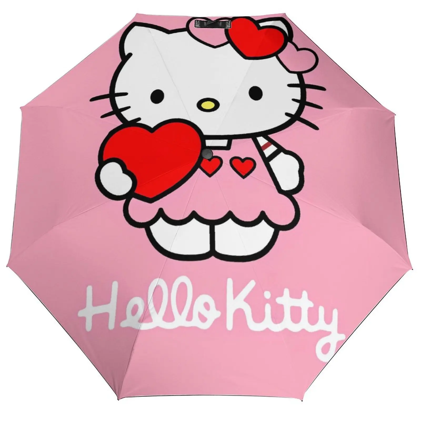 

Kawaii Hello Kitty зонт милый мультяшный солнцезащитный зонт складной элегантный автоматический зонт на заказ