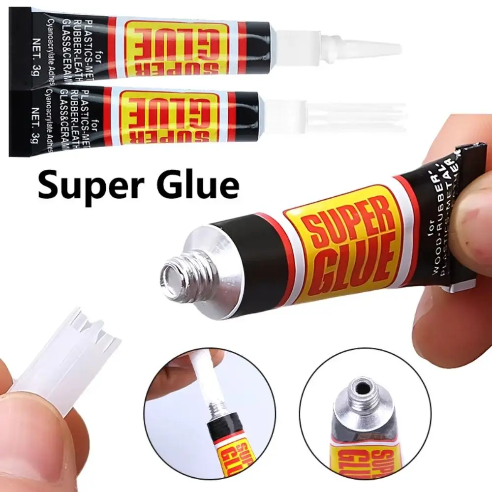 12Pcs Portable Cyanoacrylate Super Glue Quick Drying Instant Strong Bond Shoe Repair Glue Multipurpose Jewelry Adhesive