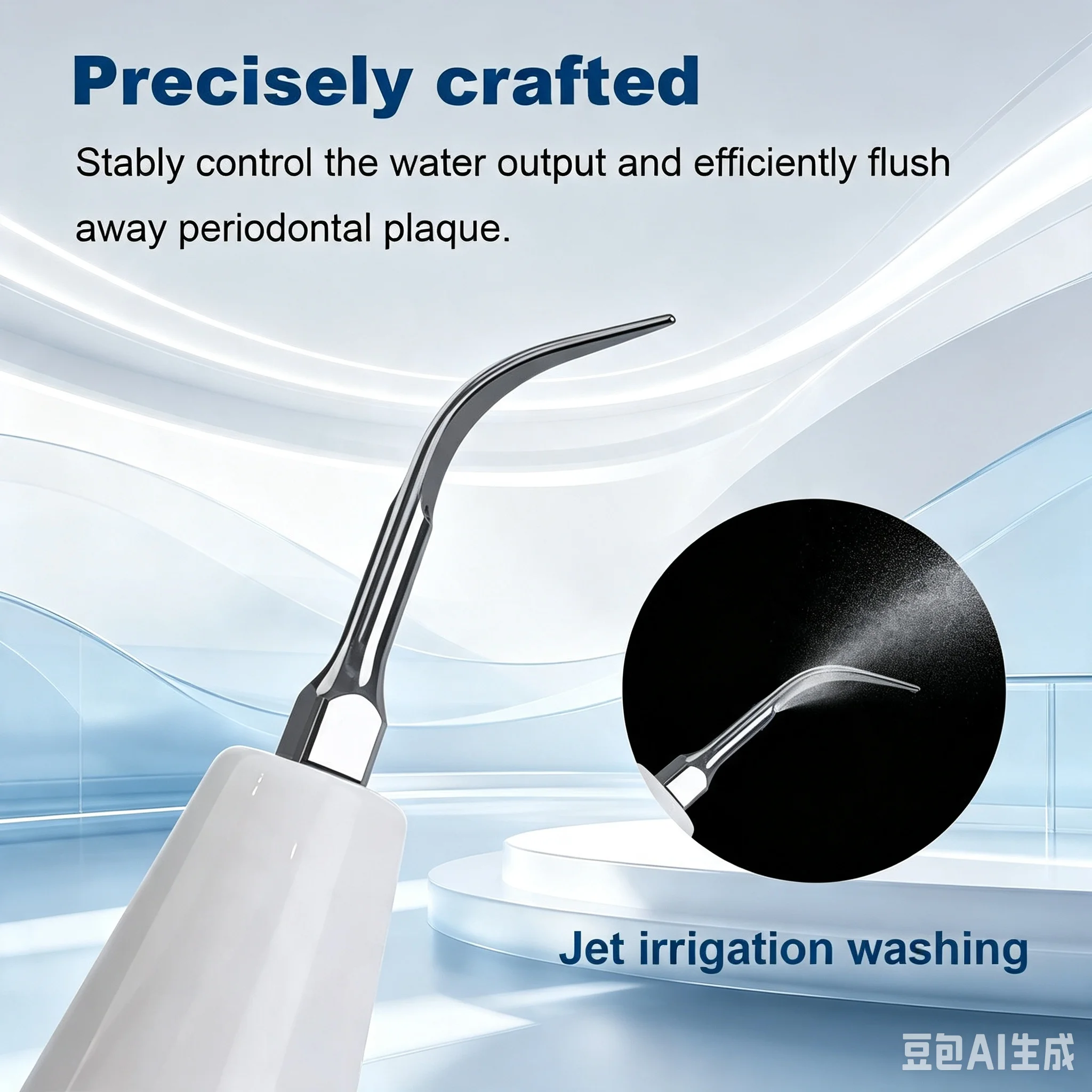 Woodpecker E3D E4D E14 Dental Ultrasonic Tooth Cleaning Machine Scaler Tips Compatible with EMS DTE France Satelec NSK Baolai SK