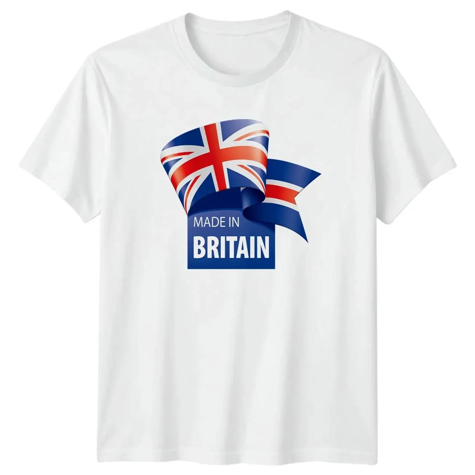 Made In Britain Union Jack UK National Identity Herren Damen Grafik T Shirt vintage Washed designer clothes Breathable graphic