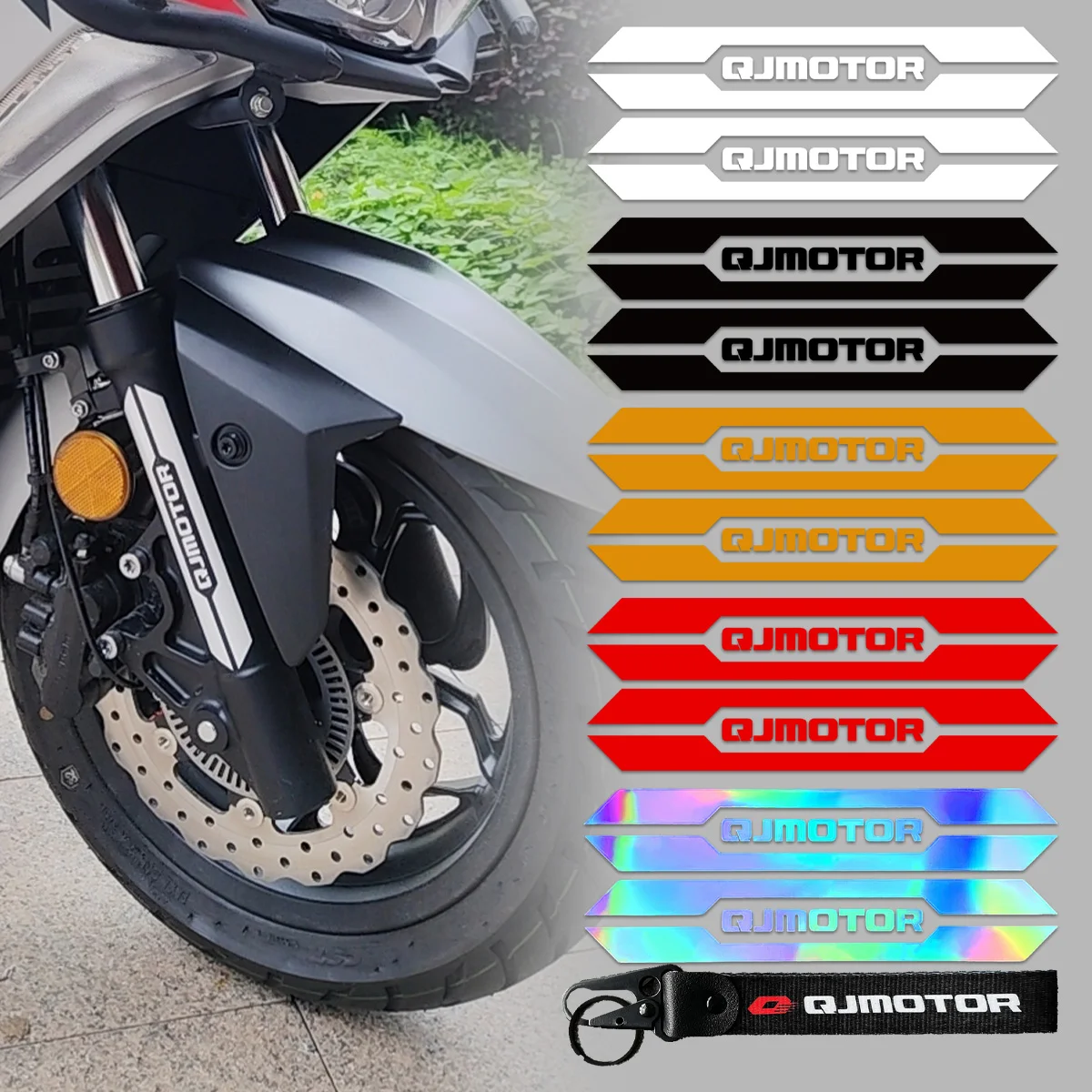 

Для QJMOTOR ATR 125 MTX 125 LTS 50 Srt 600SX 900SX 700 800RR аксессуары для мотоциклов, наклейки, светоотражающая наклейка на амортизатор