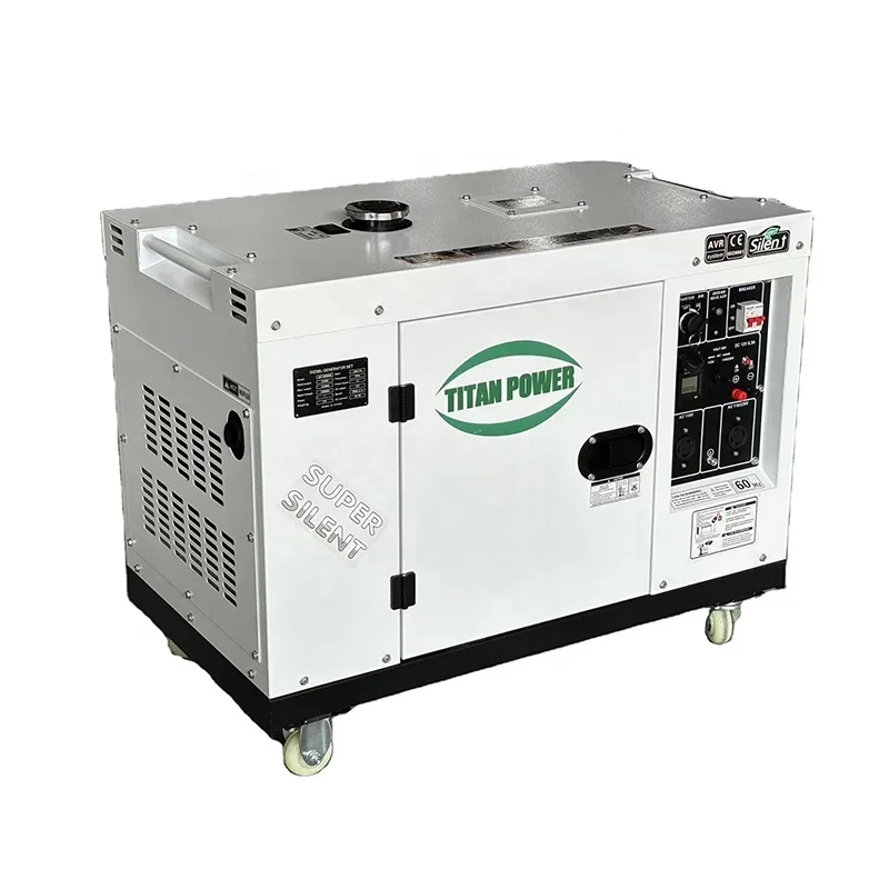 

Wholesale Silent Type 3kw 6kw 7kw 8kw 10kw 12kw 12kva Electric Diesel Generators Suppliers Electrical Power Plant for Home Use