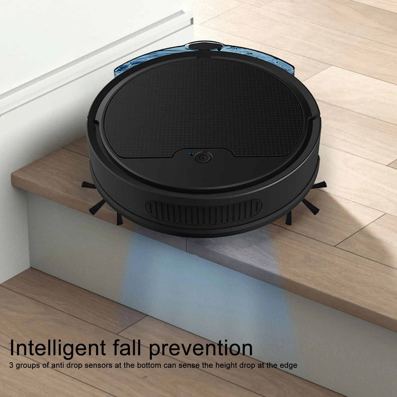 Smart 3-in-1 Robot Vacuum Cleaner with APP Remote Control 2000Pa Strong Suction USB Charging for Home Cleaning