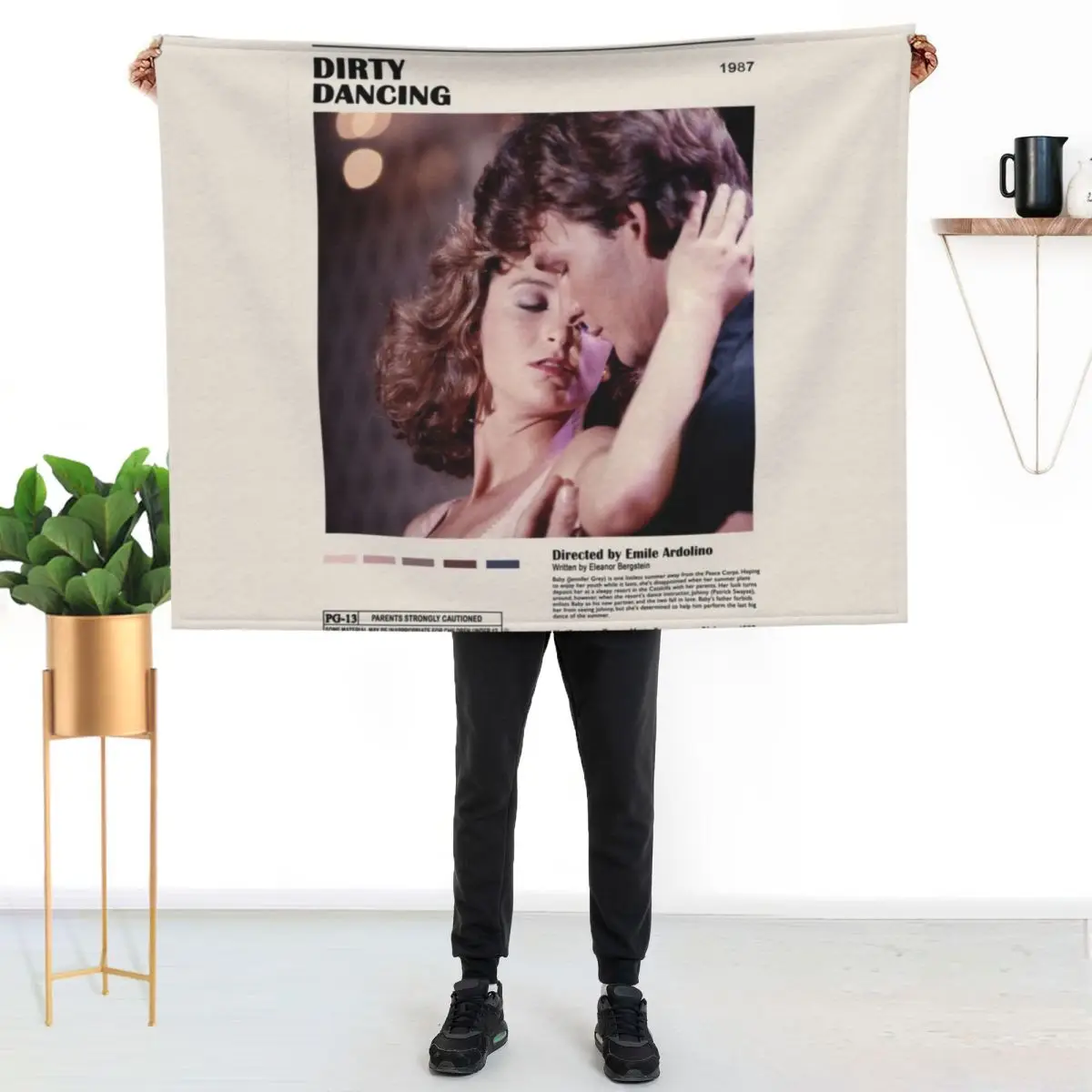 Dirty Dancing Throw Blanket couch cozy soft plush fuzzy picnic outdoor blanket