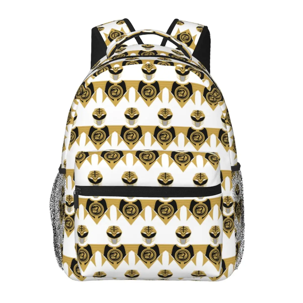 White Falcon Backpack Student BookBag Children School Bag Laptop Shoulder Bags for Men Women