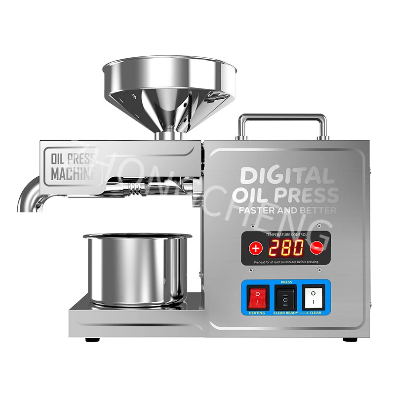 B31 Home Electric Oil Press Machine 220v 110v Cold/Hot Oil Extractor for Peanut/Sesame/Sunflower Oil Press Machine ﻿