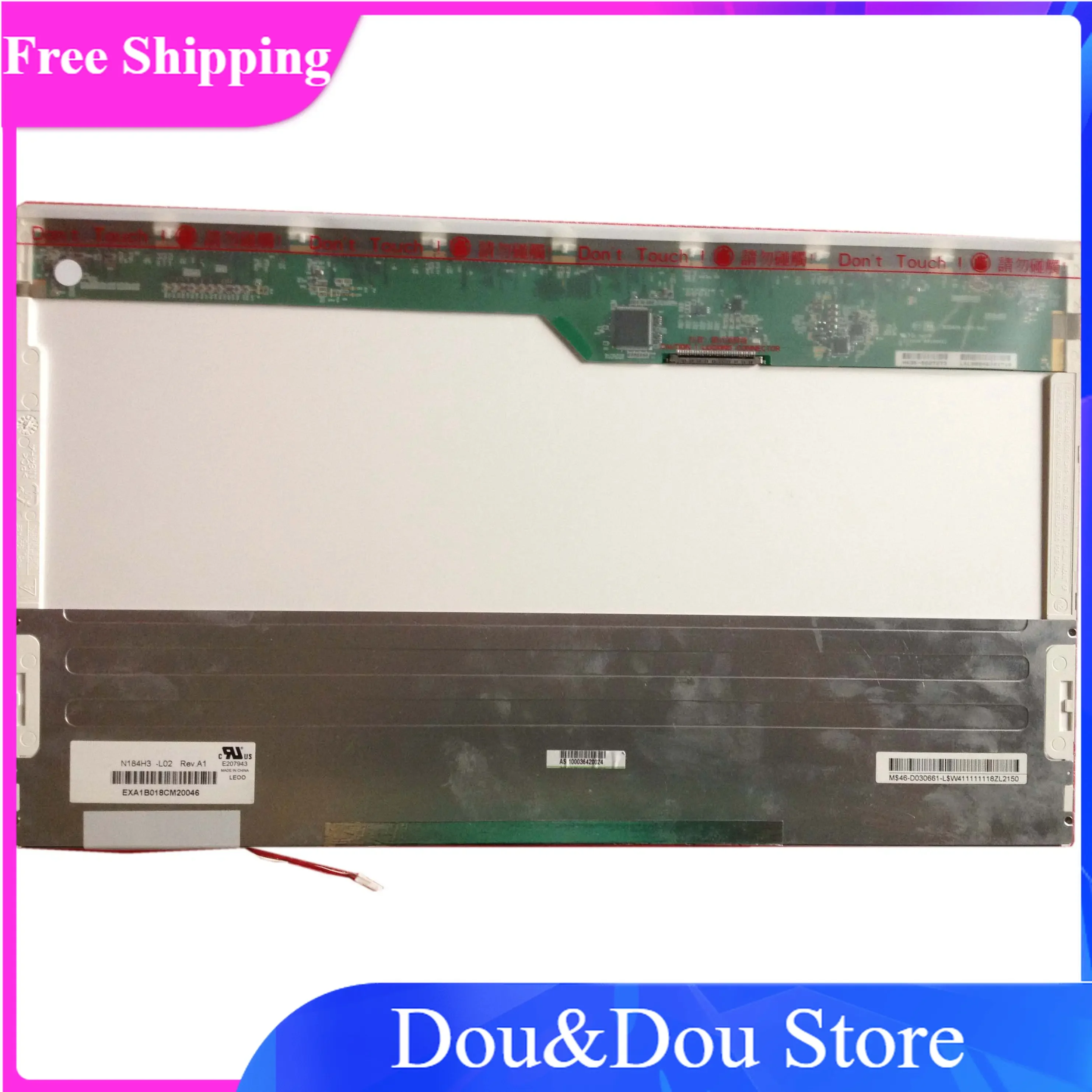 

N184H3-L02 fit N184H3-L01 18.4 1920*1080 PANEL 1 CCFL 1 lamp LCD LED SCREEN