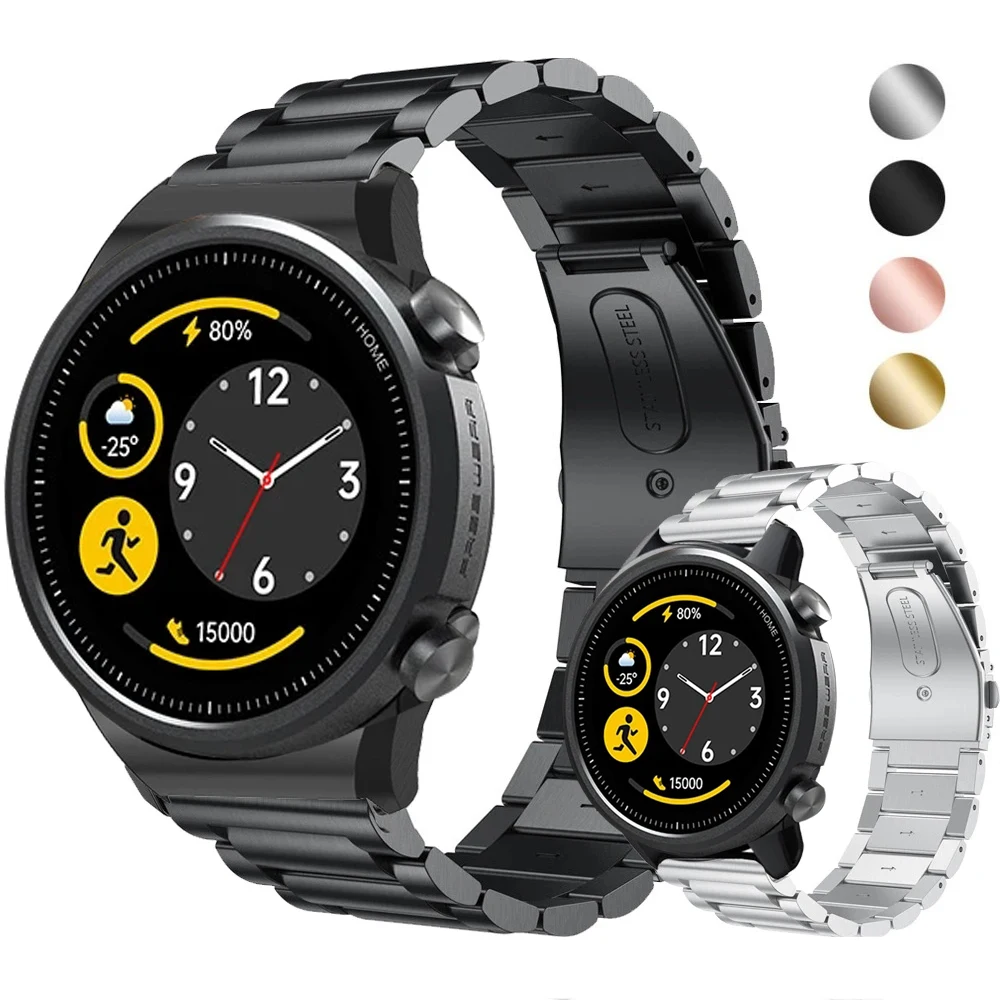 Cinturino per cinturino dell\'orologio da 22mm per cinturino in acciaio inossidabile Mibro A1 Smartwatch per cinturino in metallo Correa Mibro A1