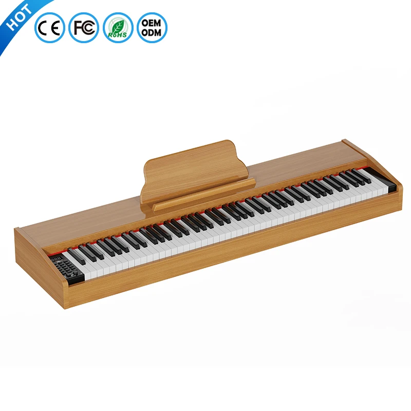 Acoustic Piano Electric Digital Professionnel Piano 88 Keys Weighted Professional Built in Speakers Piano Keyboard