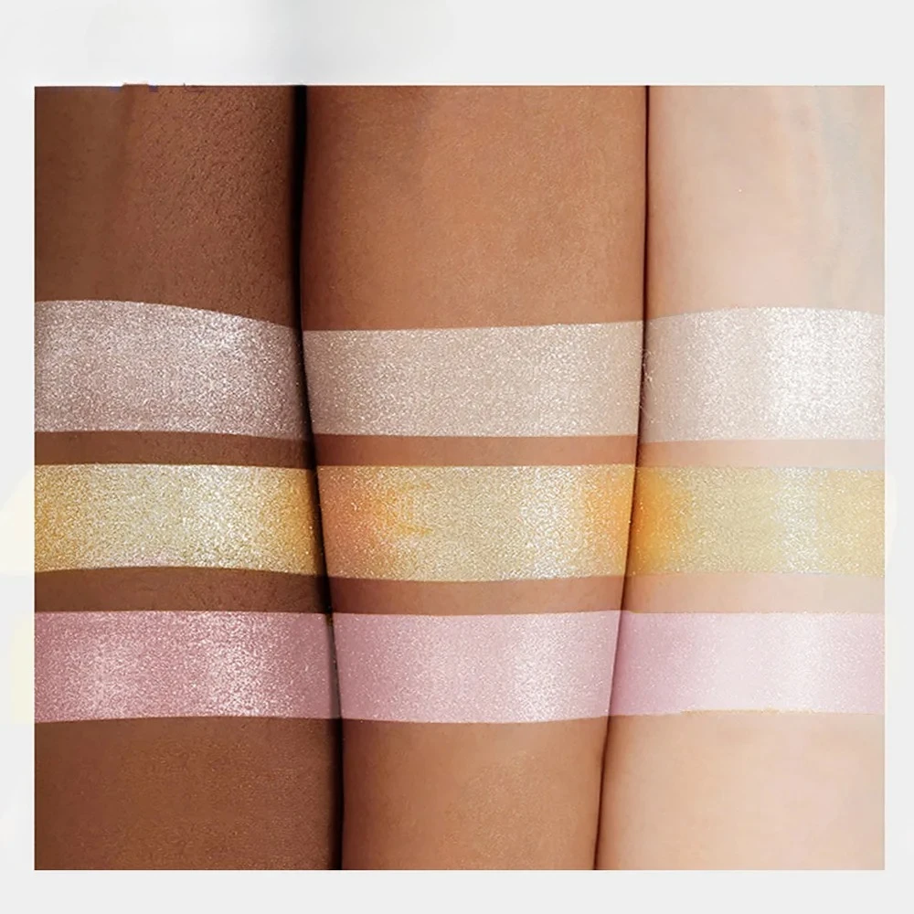 3D gesneden bijenmarkeerstiftschijf, lichaam, gezicht, oogschaduw, neusschaduw, driedimensionaal verhelderend en contourpoeder