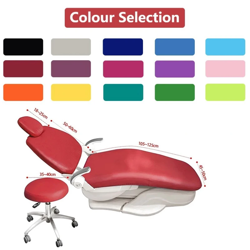 

4 шт./компл., чехол на стул для стоматологического Unit, полностью искусственная кожа, эластичный, водонепроницаемый, рукава для стоматологического стула, стоматологическое оборудование, стоматологическая лаборатория