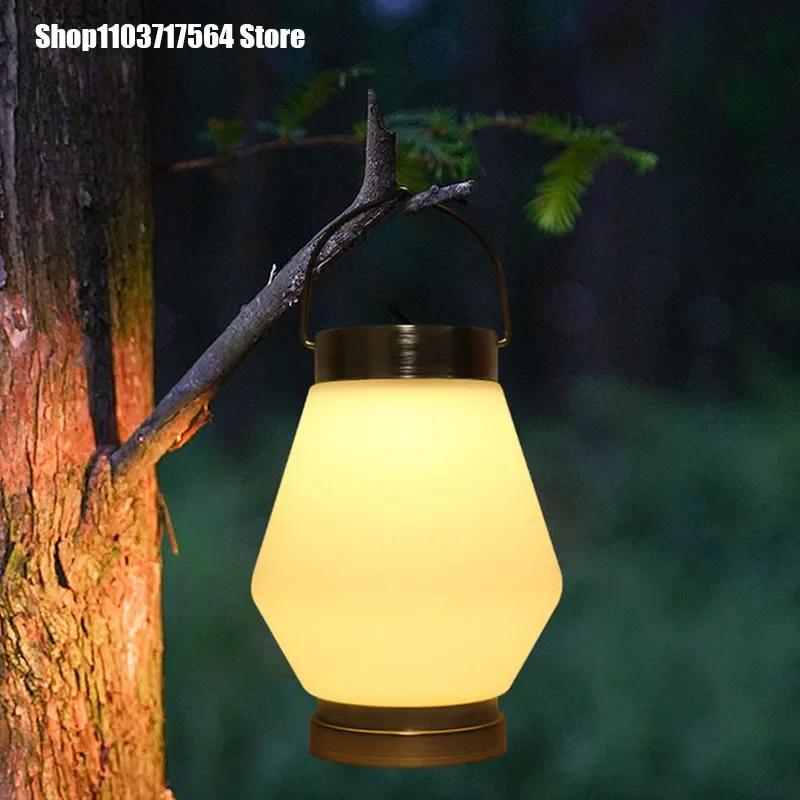 

Lamp Solar charging camping lamp Garden villa atmosphere lamp solar handlamp