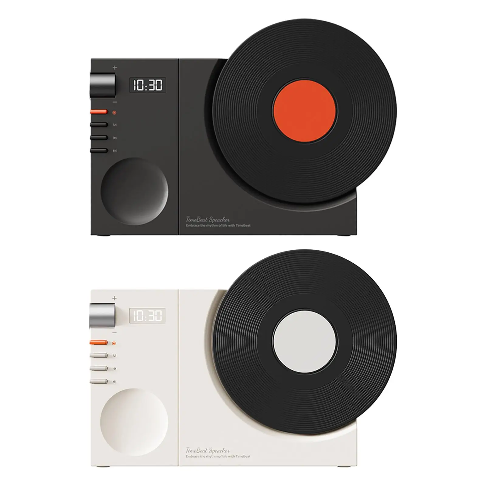 Altoparlante Wireless portatile regali di compleanno con orologio giradischi retrò Design ornamento da tavolo per piscina da viaggio Home Party Beach