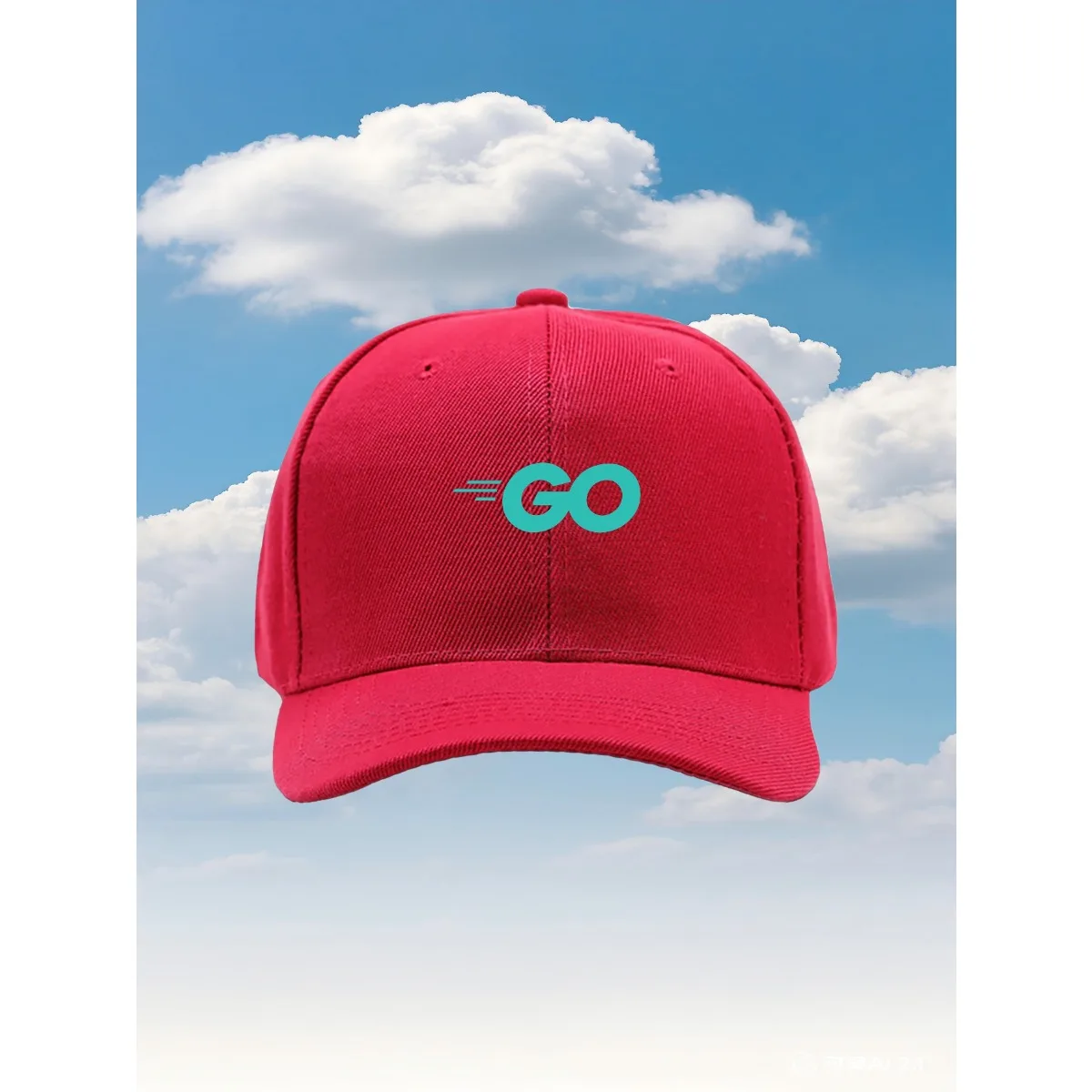 Go Language Programming2025 نموذج جديد قبعة سائق الشاحنة مع مقاس قابل للتعديل وتصميم مطبوع ممتع، مثالي للأنشطة الخارجية #6