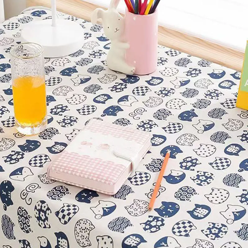 면-린넨 혼합 보헤미안 일본식 원단 0.5/1야드, 테이블 및 소파 장식용 DIY 재봉 재료로 적합 썸네일 5