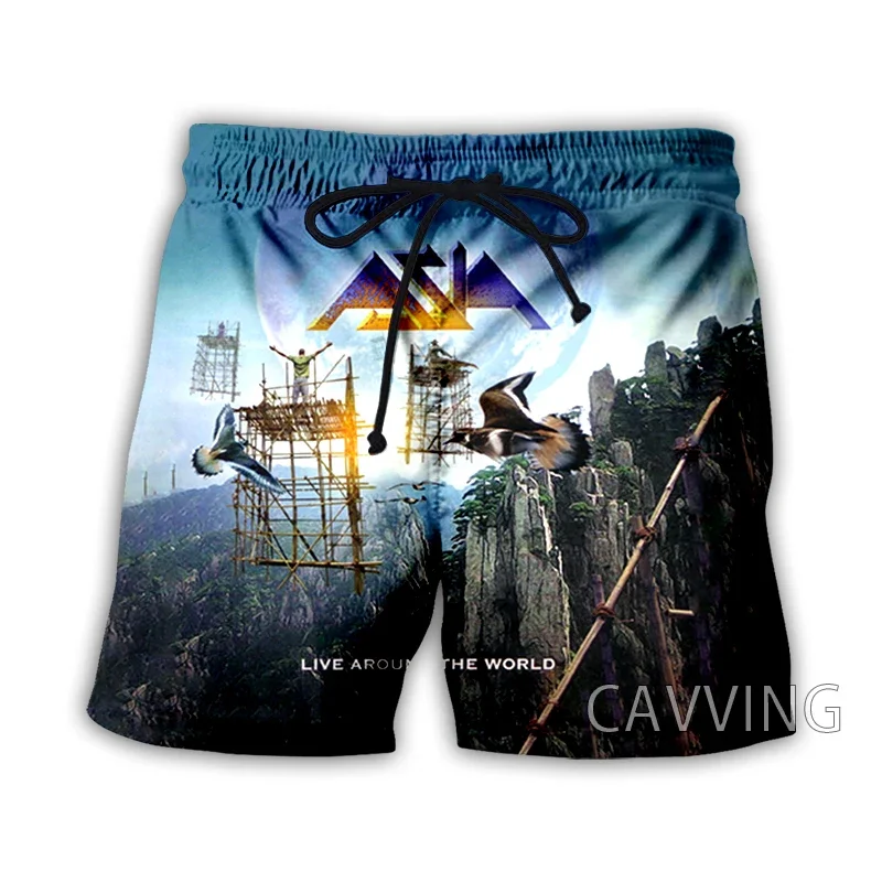 

CAVVING 3D Printed ASIA Band Summer Beach Shorts Streetwear Quick Dry Casual Shorts Sweat Shorts for Women/men