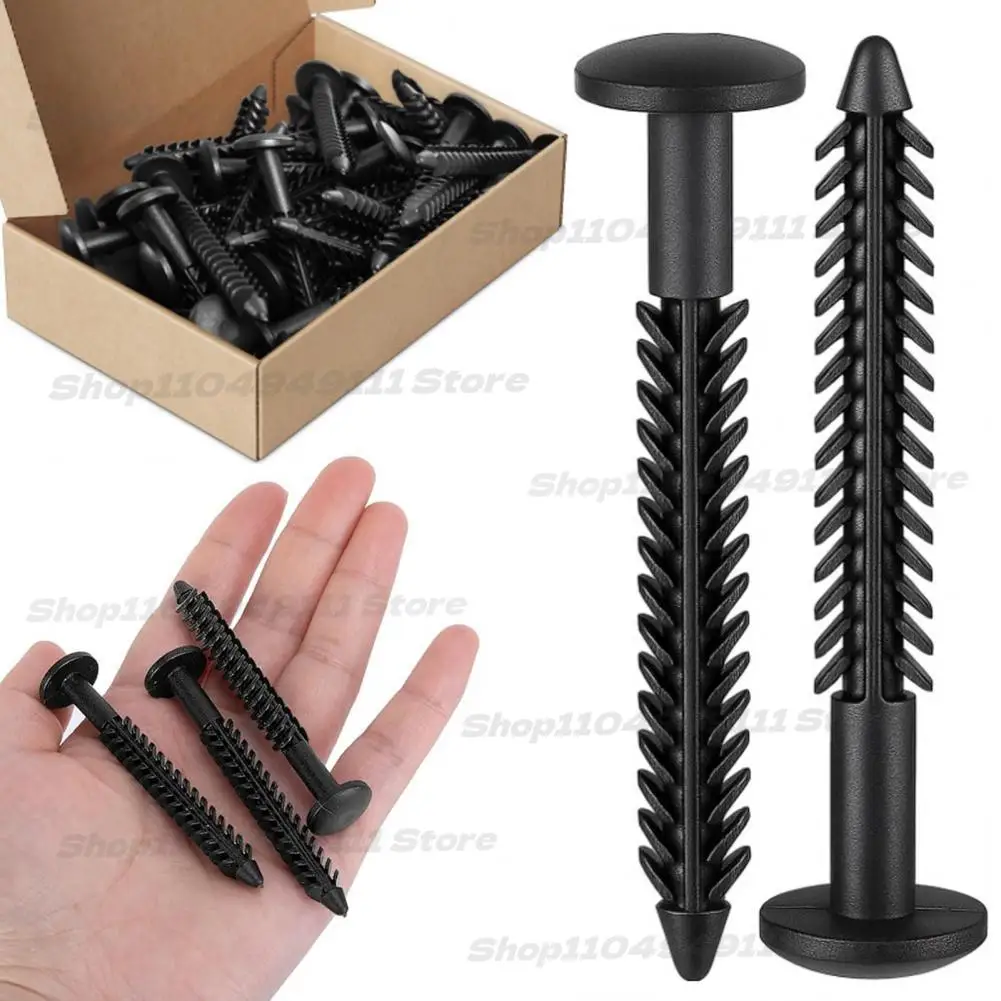 

Vinyl Shutter Screws Black Vinyl Blind Fasteners Vinyl Shutter Fasteners Set with Uv Resistant Spikes Window Panel Pins Hot New