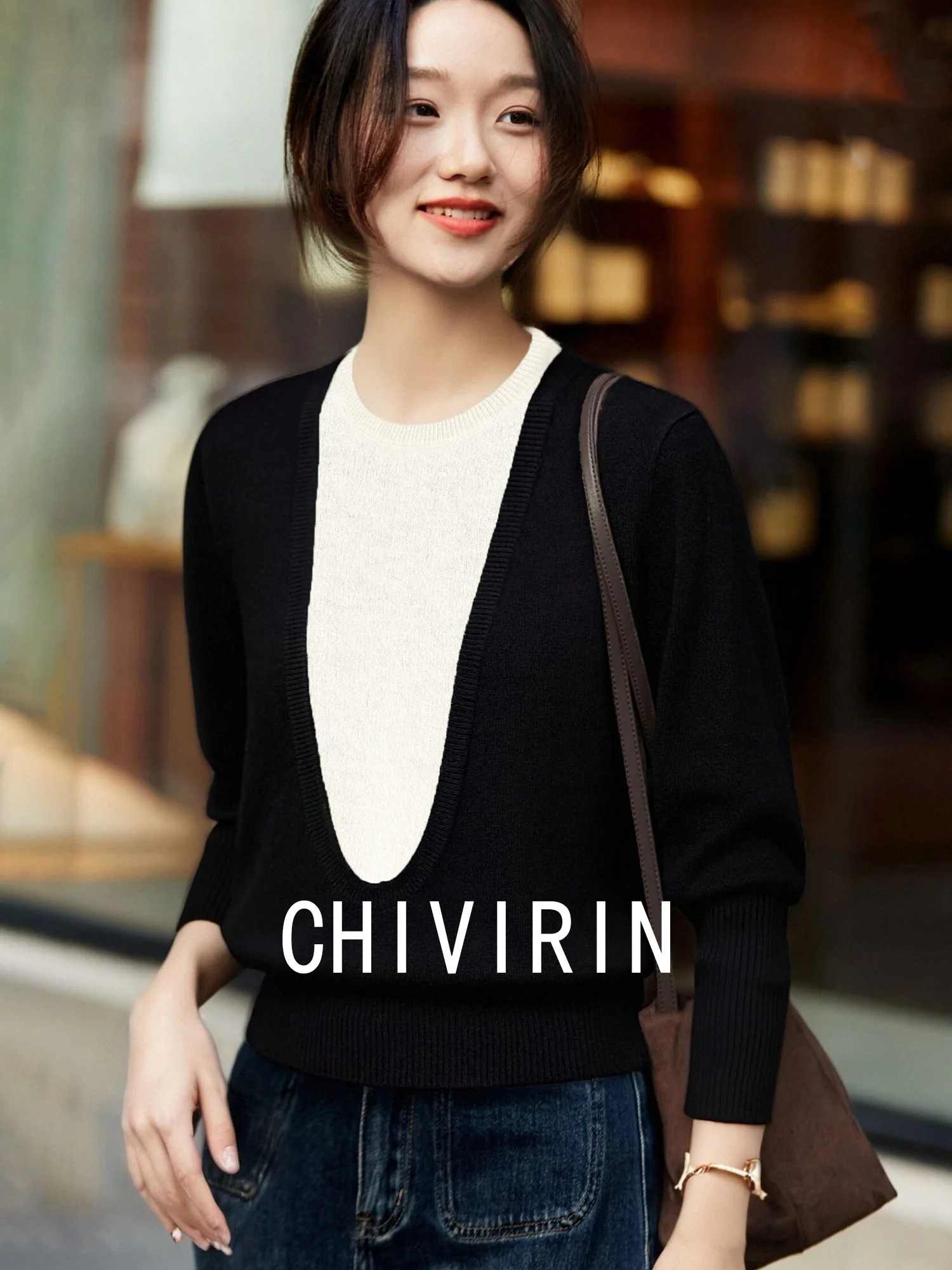 

Элитное шерстяное пальто из 100% шерсти с V-образным вырезом, вязаное, с длинными рукавами, прямого кроя, из тонкой пряжи, теплое, для осени и зимы, для женщин, для повседневной носки