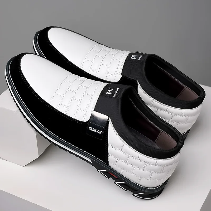 Men's Casual Leather Shoes Business Professional Office Comfort Men's Work Shoes Men's Loafers Plus Size 52 Zapatillas De Hombre