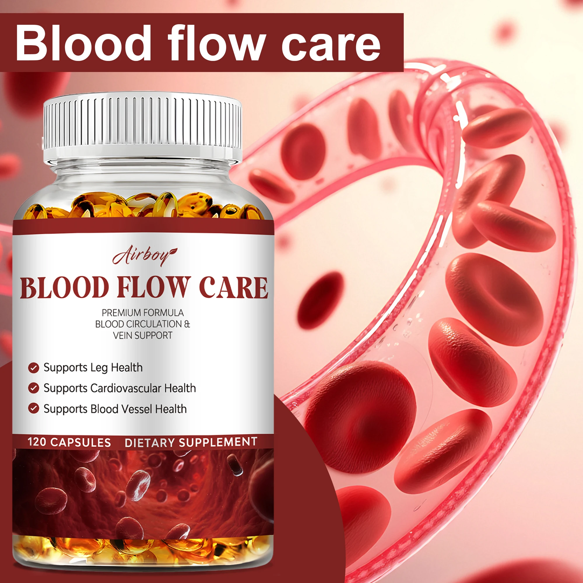 

Капсулы для ухода за кровотоком — поддерживают вены ног, сердце, здоровье сердечно-сосудистой системы, способствуют кровообращению, улучшают энергию.