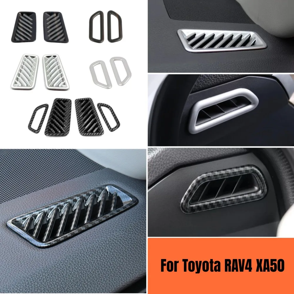 

For Toyota RAV4 2019 2020 2021 2022 2023 RAV 4 XA50 Hybrid Accessories Car Dashboard Air Conditioning Vent Outlet Trim Cover