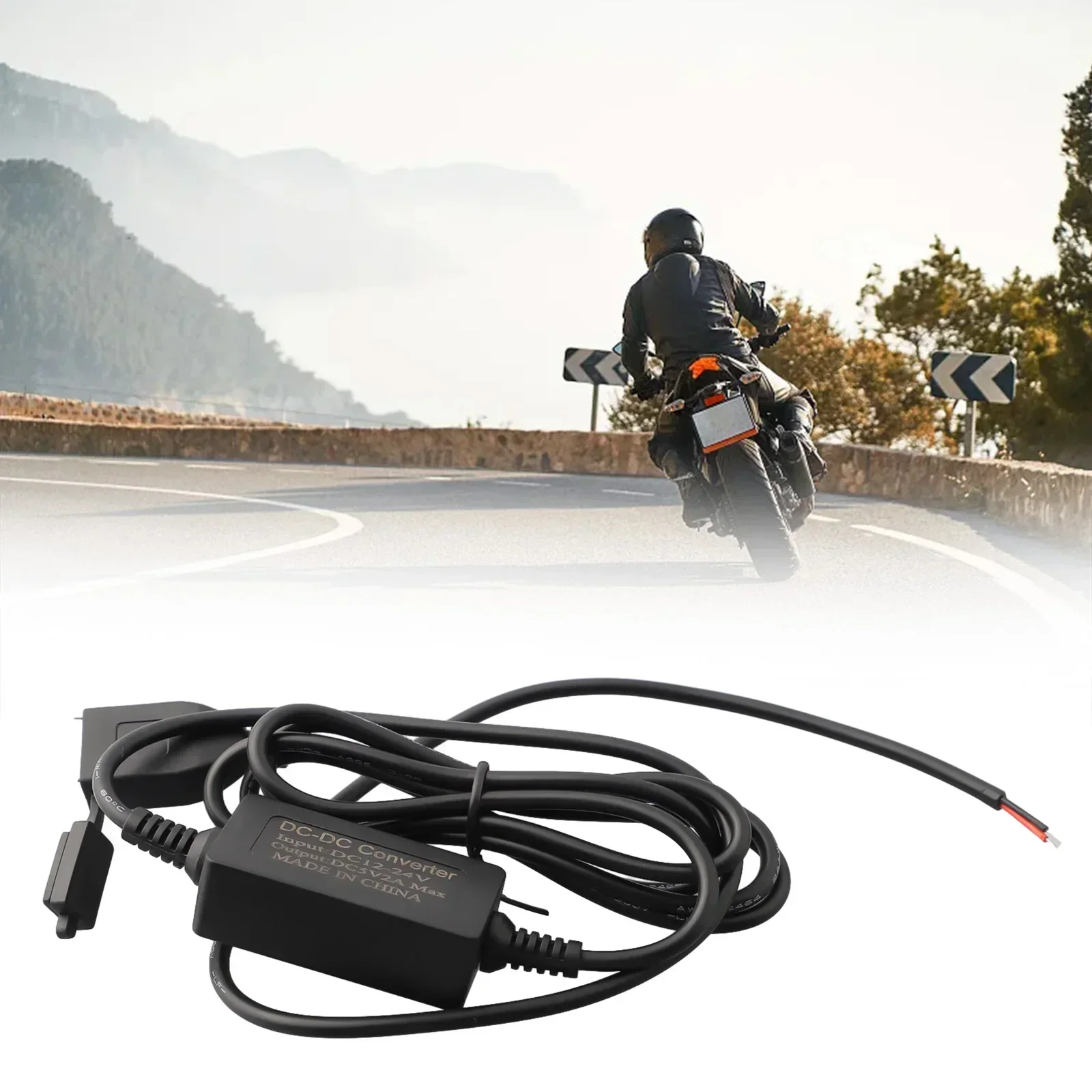 Motorcycle USB Charger Concealed Waterproof USB Power Supply Port Socket Charger For Motorcycle Phone GPS 12V-24V