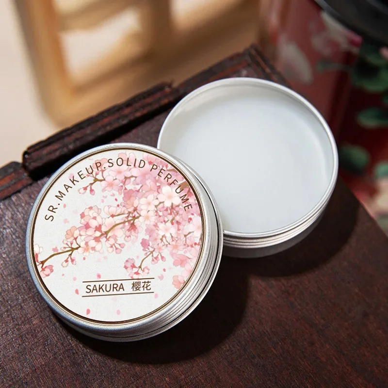 

1pcs Solid Perfume Solid Balm Lotus Long-lasting Fragrances Fresh Elegant Female Solid Perfumes Body Aroma Gifts