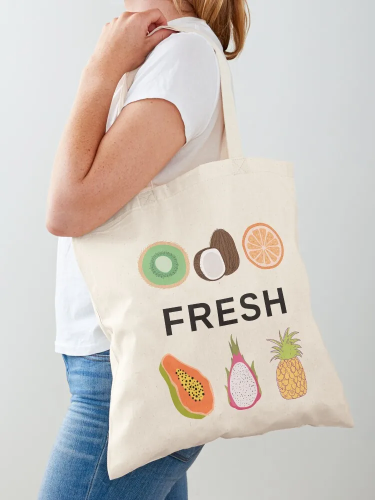 Fresh Tropical Fruit Tote Bag Shopper bag hand bag university shopper personalized tote