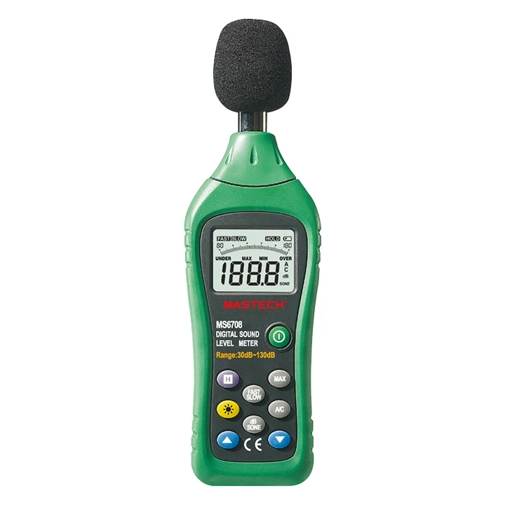 

Цифровой измеритель уровня звука MASTECH MS6708: Точный прибор для измерения звука