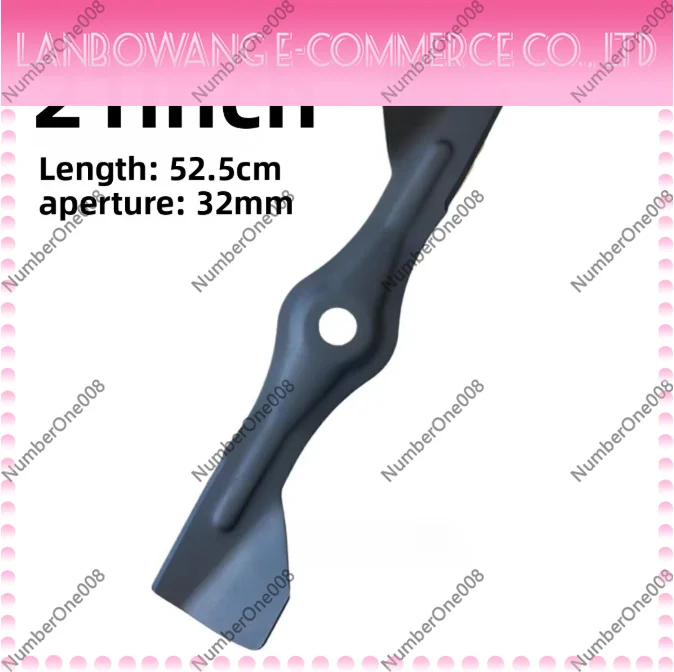 For Weibang 18 19 20 21 Inch Big Ear Straight Blade Lawn Mower Cutter Replacement Spare Parts
