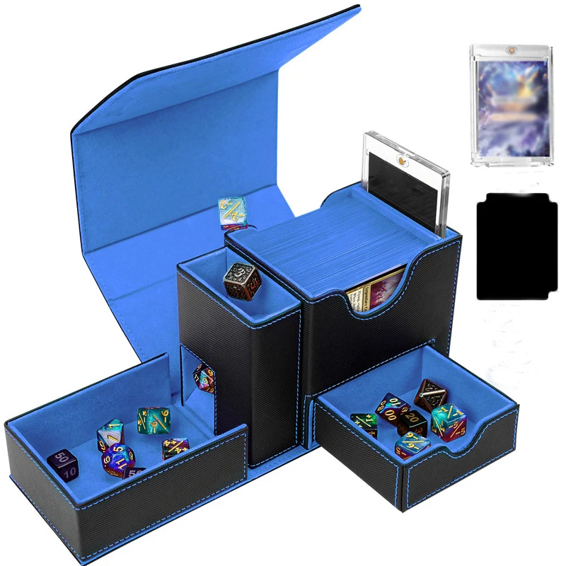 

Новая многофункциональная коробка для карт в стиле оконной башни, коробка для хранения карточек для настольных игр