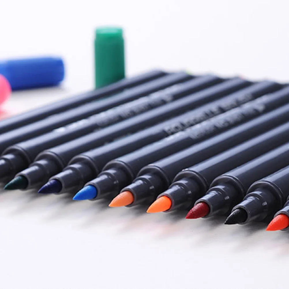 

12Pcs Non Spraying Watercolour Pens Perfect For Amateur Artists Classroom Or Travel Artistic Drawing Tools